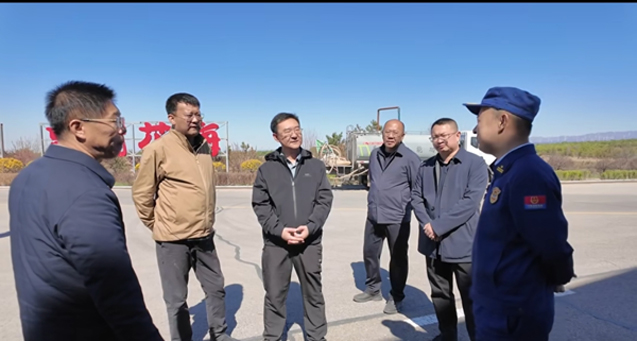 庞君调研“五一”节前安全工作