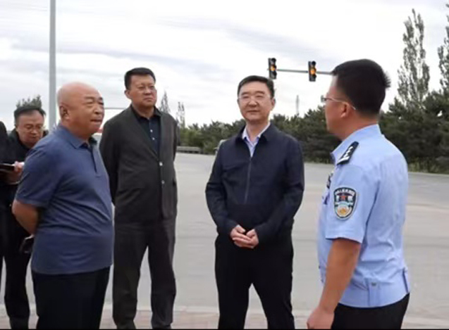 庞君调研防汛及安全生产工作