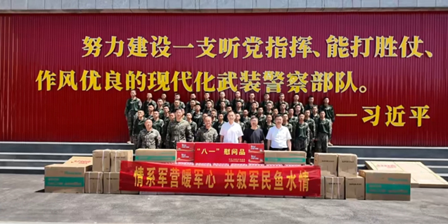 宁文鑫走访慰问驻区部队官兵