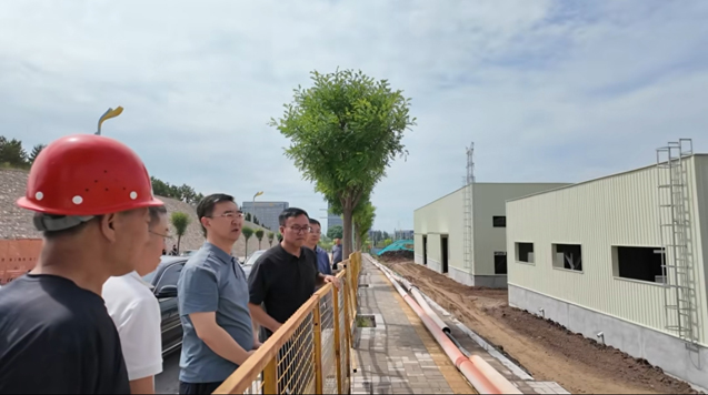 庞君调研重点项目建设工作