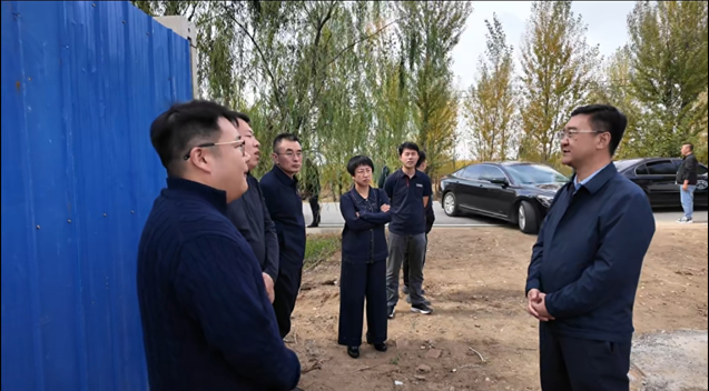 庞君调研重点项目建设工作